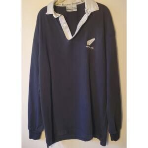 Striderr Rugby Shirt Mens Black Size XXXL Heavy Duty New Zealand Long Sleeve